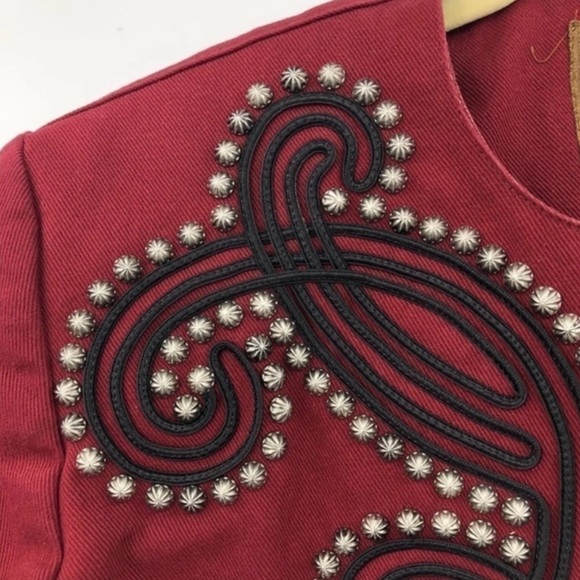 Double D Ranch Wear vintage Heavily Embellished studded jacket RARE - Picture 5 of 14